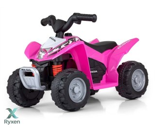 Pojazd quad na akumulator honda atv różowy MILLY MALLY