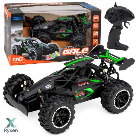 Samochód Terenowy Wspinaczkowy Zdalnie Sterowany RC Czarny 1:18 15 KM/H LEAN TOYS