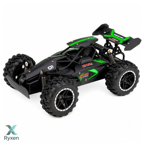 Samochód Terenowy Wspinaczkowy Zdalnie Sterowany RC Czarny 1:18 15 KM/H LEAN TOYS