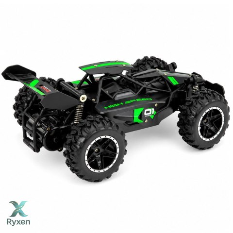 Samochód Terenowy Wspinaczkowy Zdalnie Sterowany RC Czarny 1:18 15 KM/H LEAN TOYS