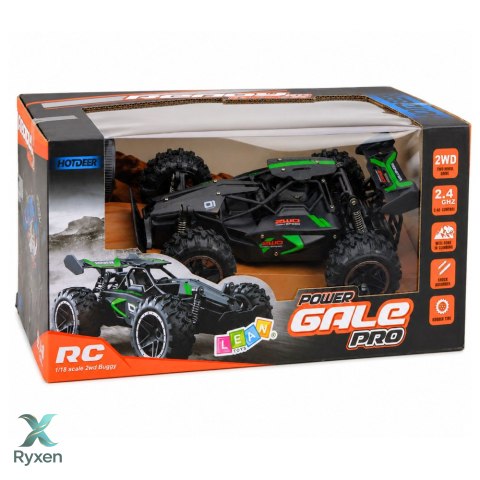 Samochód Terenowy Wspinaczkowy Zdalnie Sterowany RC Czarny 1:18 15 KM/H LEAN TOYS
