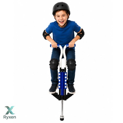 Skoczek Drążek Pogo Do Skakania Dla Dzieci Jump Stick Do 70kg Niebieski LEAN TOYS