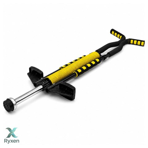 Skoczek Drążek Pogo Do Skakania Dla Dzieci Jump Stick Do 70kg Żółty LEAN TOYS