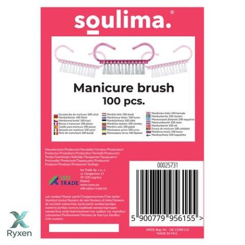 Szczoteczka do manicure- 100szt. Soulima 25731 SOULIMA