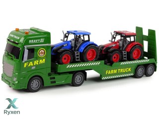 Zestaw Farma Laweta Ciężarówka Traktor Dźwięk Światła 3 El. LEAN TOYS