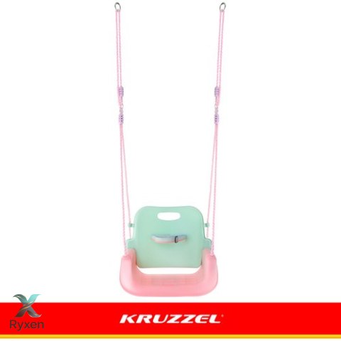 Huśtawka dla dzieci 3w1 pastelowa Kruzzel KRUZZEL