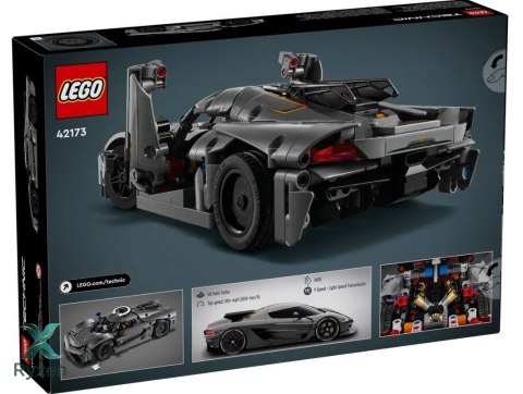 Klocki technic 42173 szary hipersamochód koenigsegg jesko absolut LEGO