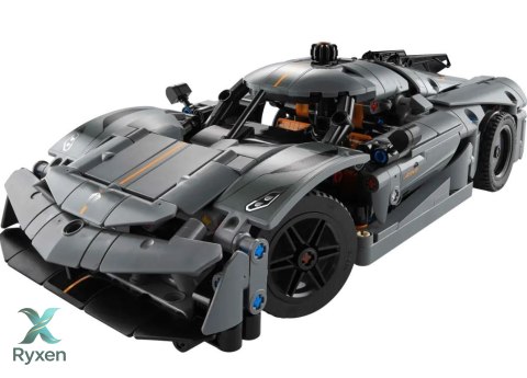 Klocki technic 42173 szary hipersamochód koenigsegg jesko absolut LEGO