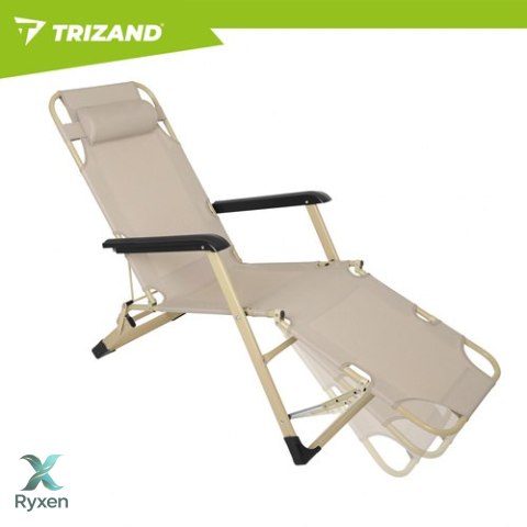 Leżak ogrodowy składany 60x177x30cm Trizand TRIZAND
