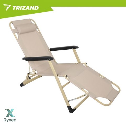 Leżak ogrodowy składany 60x177x30cm Trizand TRIZAND