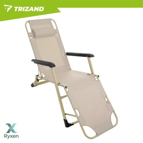 Leżak ogrodowy składany 60x177x30cm Trizand TRIZAND