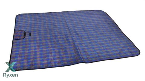 Mata piknikowa 145x180 basic - niebieska MALATEC