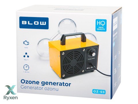 67-302# Generator ozonu blow oz-03 pomarańczowy ozonator 60 000 mg/h 140w Blow