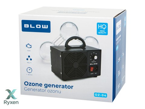 67-303# Generator ozonu blow oz-04 czarny ozonator 60 000 mg/h 140w Blow