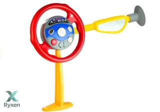 Kierownica Symulator Do Samochodu Z Przyssawkami Dla Dzieci Światła Dźwięki LEAN TOYS