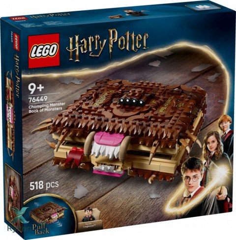 Klocki harry potter 76449 potworna księga potworów z zębami LEGO