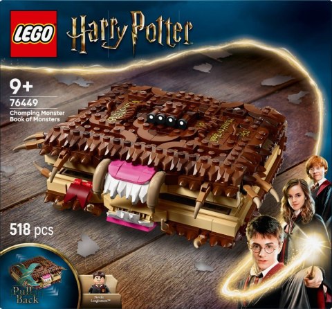 Klocki harry potter 76449 potworna księga potworów z zębami LEGO