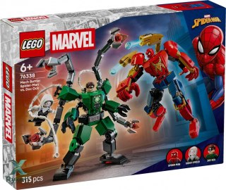 Klocki super heroes 76338 bitwa mechów: spider-man kontra doc ock LEGO