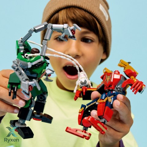 Klocki super heroes 76338 bitwa mechów: spider-man kontra doc ock LEGO