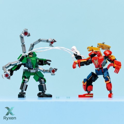 Klocki super heroes 76338 bitwa mechów: spider-man kontra doc ock LEGO