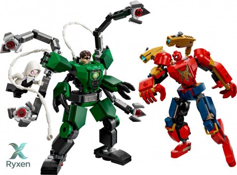 Klocki super heroes 76338 bitwa mechów: spider-man kontra doc ock LEGO
