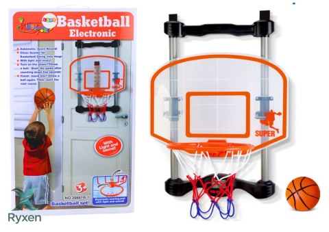 Kosz Do Gry W Domu Koszykówka Piłka Pompka Regulowany LEAN TOYS