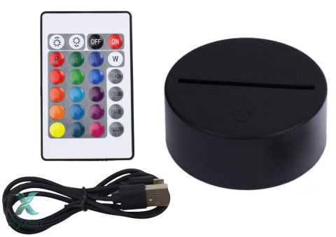 Lampka Bezprzewodowa Statuetka Piłka 3D LED Pilot LEAN TOYS