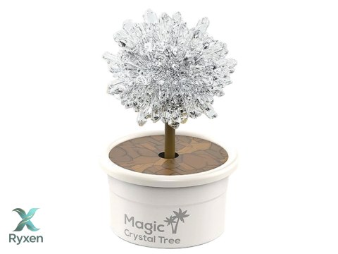 Magiczne Drzewko Hodowla Kryształów Doświadczenia Srebrne LEAN TOYS