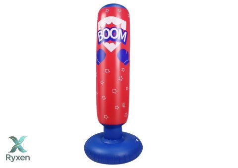 Nadmuchiwany Worek Bokserski Czerwono Niebieski 125CM LEAN TOYS