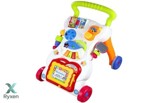 Pchacz Chodzik Telefon Pianinko Znikopis 3 w 1 LEAN TOYS