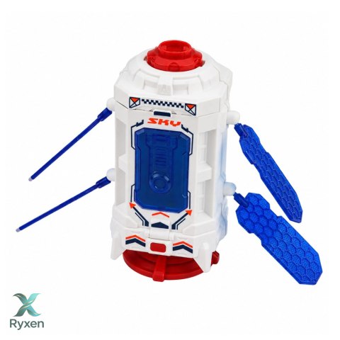 Zestaw Kosmiczny Statek Satelita Kapsuła Antena Komunikacyjna Astronauta LEAN TOYS