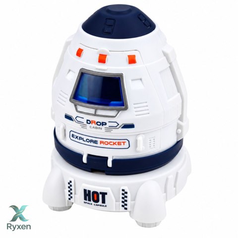 Zestaw Kosmiczny Statek Satelita Kapsuła Antena Komunikacyjna Astronauta LEAN TOYS