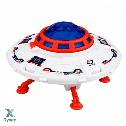 Zestaw Kosmiczny Statek Ufo Rakieta Wahadłowiec Kosmita Kosmonauta Antena LEAN TOYS