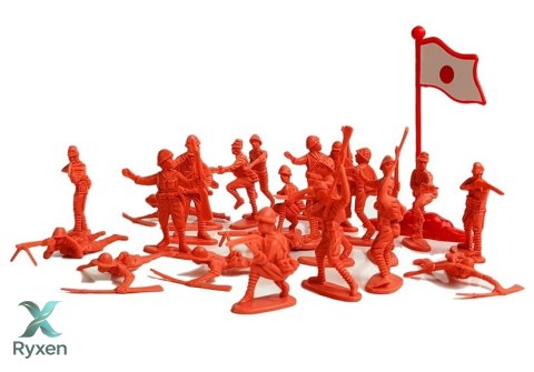Zestaw figurek żołnierzy 100el LEAN TOYS
