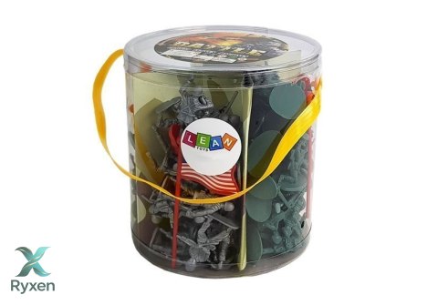 Zestaw figurek żołnierzy 100el LEAN TOYS
