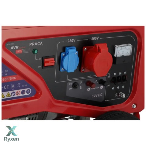 Agregat prądotwórczy 6,0kw,gniazdo1x400v,1x230v Dedra