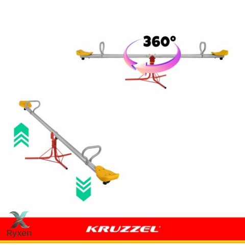 Huśtawka ogrodowa 2w1 Kruzzel KRUZZEL