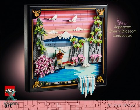 Klocki art 31218 japoński krajobraz z kwitnącą wiśnią LEGO