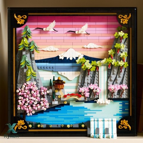 Klocki art 31218 japoński krajobraz z kwitnącą wiśnią LEGO