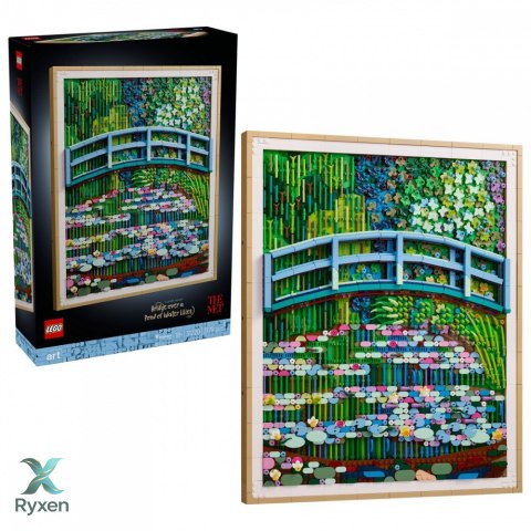 Klocki art 31220 claude monet - most nad stawem z liliami wodnymi LEGO