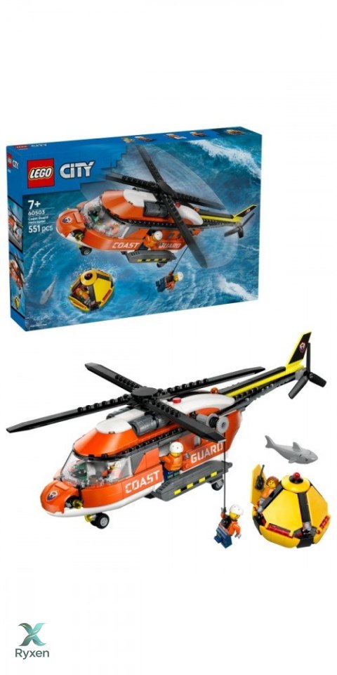Klocki city 60503 helikopter straży przybrzeżnej LEGO
