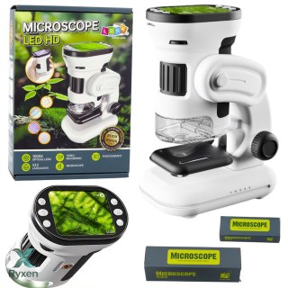Mikroskop Edukacyjny Cyfrowy Z Ekranem Funkcja Zdjęć Wideo 1000X LED LEAN TOYS