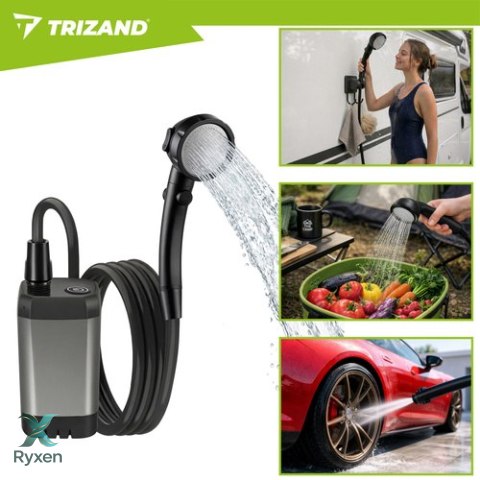 Prysznic turystyczny na akumulator 6000mAh Trizand TRIZAND