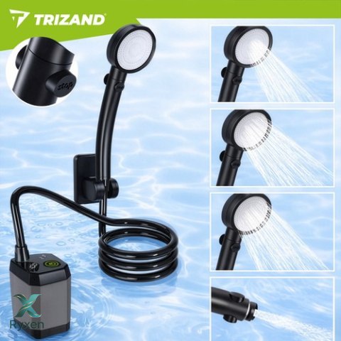 Prysznic turystyczny na akumulator 6000mAh Trizand TRIZAND