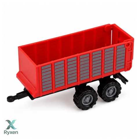 Zestaw Pojazdów Rolniczych Traktor Sieczkarnia Przyczepa Prasa 1:68 4 szt. LEAN TOYS