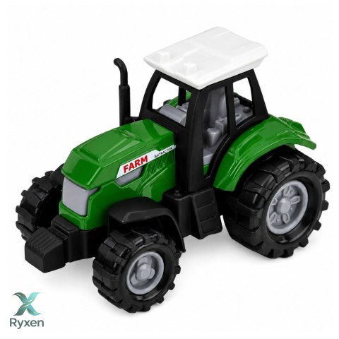 Zestaw Pojazdy Rolnicze Traktor Sieczkarnia Cysterna Rozrzutnik 1:68 4 szt. LEAN TOYS