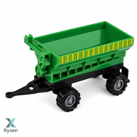 Zestaw Pojazdy Rolnicze Traktor Sieczkarnia Cysterna Rozrzutnik 1:68 4 szt. LEAN TOYS
