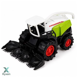 Zestaw Pojazdy Rolnicze Traktor Sieczkarnia Przyczepa Do Drewna 1:68 4 szt. LEAN TOYS