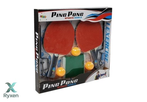 Zestaw do Ping Ponga Paletki Siatka LEAN TOYS