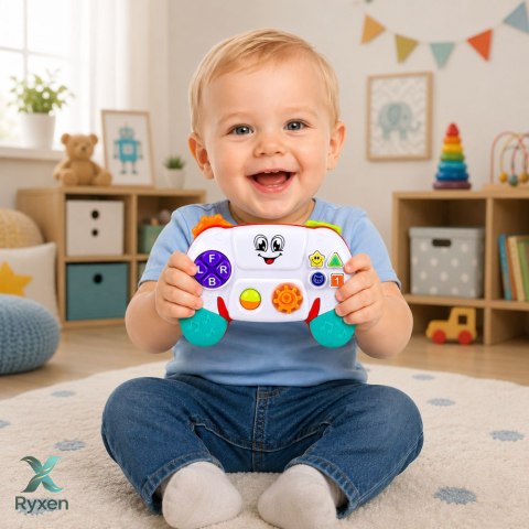 Interaktywny Pad Edukacyjny Dla Malucha Światła Dźwięki Melodie LEAN TOYS